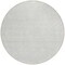 Homeroots 8' Silver And Gray Round Geometric Washable Indoor Outdoor Area Rug 594505 - alternate 3