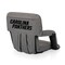 Picnic Time Family Of Brands NFL Carolina Panthers - Ventura Portable Reclining Stadium Seat 618-00-105-054-2 - alternate 1