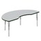 Correll Kidney HPL Activity Table, 72 in W, 36 in L, 19 in to 29 in H, Particleboard, Gray Granite A3672-KID-15-14-39 - alternate 1