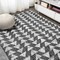 Jonathan Y Andratx Modern Tribal Geometric Black/Ivory 5 ft. x 8 ft. Indoor/Outdoor Area Rug SMB126E-5 - alternate 3