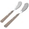 Martha Stewart Garden Cottage 16 Piece Stainless Steel Flatware Set in Taupe 129077.16 - alternate 4