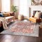 World Rug Gallery Vintage Inspired Distressed Machine Washable Area Rug 6 ft 7 in x 6 ft 7 in Square Multi 6031MULTI6SQ - alternate 1