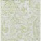 Homeroots 8' X 10' Sage Green And Ivory Paisley Washable Indoor Outdoor Area Rug 588657 - alternate 2