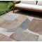 Homeroots 9' X 12' Brown And Gray Abstract Washable Indoor Outdoor Area Rug 632171 - alternate 1