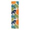 World Rug Gallery Amalfi Contemporary Tropical Floral Indoor/Outdoor Runner Rug 2 ft 7 in x 8 ft Multi 8013MULTI27X8 - alternate 2