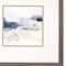Homeroots Set Of Three Shoreline Blues III Framed Art Silver Picture Frame Wall Art, 3PK 416425 - alternate 2