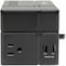 Eaton Tripp Lite Series Safe-IT 3-Outlet Cube Surge Protector, 5-15R Outlets, 6 USB Charging Ports, 8 TLP368CUBEUAM - alternate 2