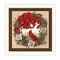 Homeroots Cardinal Wreath White Framed Wall Art 572022 - alternate 1