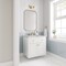 James Martin Vanities Chicago 30 in. Single Vanity, Glossy White, w/ 3 CM Eternal Jasmine Pearl Silestone Top 503-V30-GW-3EJP - alternate 3