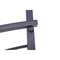 Homeroots Set of Two Dark Gray Aluminum Outdoor Stacking Dining Chairs with Light Gray Cushion, 2PK 489550 - alternate 5