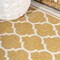 Jonathan Y Trebol Moroccan Trellis Textured Weave Yellow/Cream 2 ft. x 8 ft. Indoor/Outdoor Runner Rug SMB109F-28 - alternate 3