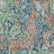Homeroots 9' X 12' Orange And Teal Blue Abstract Washable Indoor Outdoor Area Rug 588460 - alternate 2