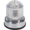 Edwards Signaling Warning Light, Amber, Blue, Red, (6) LED, 24V DC, 65, 120, 240 FPM, 3 1/4 in Dia., Panel/Conduit 125XBRIRBA24DB - alternate 1