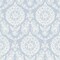 Chesapeake Helm Damask Light Blue Floral Medallion Wallpaper 4071-71019 - alternate 1