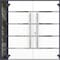 Vdomdoors Metal Double Doors Deux 1105 Gray Graphite Mirrored Glass 1 Sidelight Entry Modern Painted 84x80 (W DEUX1105DEXD-GRE-W72+12xH80-LH-O - alternate 3