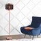 Jonathan Y Tribeca 60.5" Metal LED Floor Lamp, Copper/Black JYL6107A - alternate 4