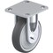 Blickle Rigid Plate Caster, PU, 5", 550 lb. BKS-PATH 125KF-14 - alternate 1