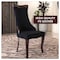 Leisuremod Novara Collection Modern Wooden Dining Chair in Black Velvet, 2PK NC20BLF2 - alternate 4