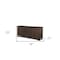 Homeroots 79in Brown Solid Wood Three Drawer Sideboard Soft Close with Two Doors 611011 - alternate 5