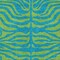 Homeroots 10' X 14' Teal Blue And Green Animal Print Washable Indoor Outdoor Area Rug 600713 - alternate 2