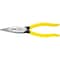 Klein Tools 8 7/16 in D203 Needle Nose Plier, Side Cutter Plastic Dipped Handle D203-8NCR - alternate 1