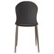 Leisuremod Mosaic Collection Modern Dining Chair in Charcoal Fabric, 2PK MC44CH2 - alternate 5