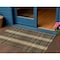 Homeroots 3' X 5' Brown Taupe And Plum Plaid Washable Indoor Outdoor Area Rug  613957 - alternate 1
