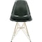 Leisuremod Bristol 5-Piece Modern Dining Set: Round MDF Table & 4 Eiffel Plastic Chairs with Chrome Legs, 5PK BTBL-35BL-CR19TBLG4 - alternate 4