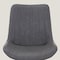 Homeroots Set of Two Gray and Black Faux Leather and Wood Dining Side Chairs, 2PK 716278 - alternate 2