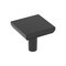 Amerock Chamfered Edge 1-1/16 inch (27mm) Length Matte Black Cabinet Knob, 10PK 10VMP37028MB - alternate 1