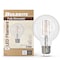 Bulbrite LED Filament, 5 Watt Dimmable G25 Light Bulb, Clear Glass Finish, E26 Base, 2700K 500 Lumens, 4PK 862086 - alternate 5