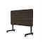 Correll Rectangle Econoline TFL Flip Top Table, 48 in W, 23 in to 31 in H, Particleboard Top, Walnut FTM2448TF-01 - alternate 4