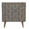 Homeroots 32in Dark Brown Black and White Solid Wood And Inlaid Bone Textured Accent Cabinet With Two Doors 654282 - alternate 3