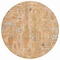 Homeroots 8' Orange And Gray Round Abstract Washable Indoor Outdoor Area Rug 632133 - alternate 3