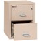 Fireking 2 Drawer, 1 Hr Fire & impact rated, 25" depth Legal Champagne 2-2125-CCH - alternate 2
