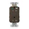 Leviton SmartlockPro GFCI 20A WR/TR/HG/PI Brown GFWT2-HG - alternate 1