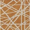 Homeroots 9' X 12' Copper And Beige Geometric Washable Indoor Outdoor Area Rug 600436 - alternate 5