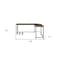Homeroots 66" Brown and Black L Shape Computer Desk 491512 - alternate 2