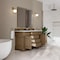 James Martin Vanities Brookfield 60 in. Double Vanity, Pecan w/ 3 CM Lime Delight Silestone  Top 547-V60D-PCN-3LDL - alternate 2