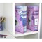 Acrimet Magazine File Holder Vertical Rack, Durable Plastic Desk Organizer, Clear Pink, 2PK 277.8 - alternate 4