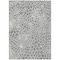 Homeroots 8' X 10' Gray And Ivory Geometric Washable Indoor Outdoor Area Rug 595076 - alternate 4