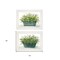 Homeroots Set Of Two Farm Market Bouquet White Framed Print Wall Art, 2PK 406057 - alternate 2
