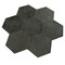 Apollo Tile Zenith 9 x 11 in. Matte Charcoal Gray Porcelain Hexagon Wall and Floor Tile 8.07 sq ft/case, 16PK APLHEX88LAVA - alternate 5