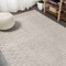 Jonathan Y Xlendi High-Low Pile Moroccan Geometric Beige 4 ft. x 6 ft. Indoor/Outdoor Area Rug SBH100A-4 - alternate 3