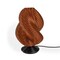 Jonathan Y Gema 13.5 in. Mid-Century Coastal Plant-Based PLA 3D Printed Dimmable LED Table Lamp, Clear Red/Black USA1009A - alternate 6