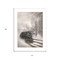Homeroots Snowy Locomotive 2 White Framed Print Wall Art 405065 - alternate 2