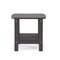 Homeroots 15" Charcoal Plastic Outdoor Side Table 543734 - alternate 3