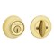 Kwikset Bright Brass Metal Deadbolt 96600-867 - alternate 1