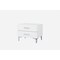 Homeroots 21" White Two Drawers Nightstand 370740 - alternate 5