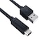 Sanoxy 2m USB 2.0 A Male to C Male Cable 480M 3A, Black SNX-CBL-LDRU-2114-1102 - alternate 1